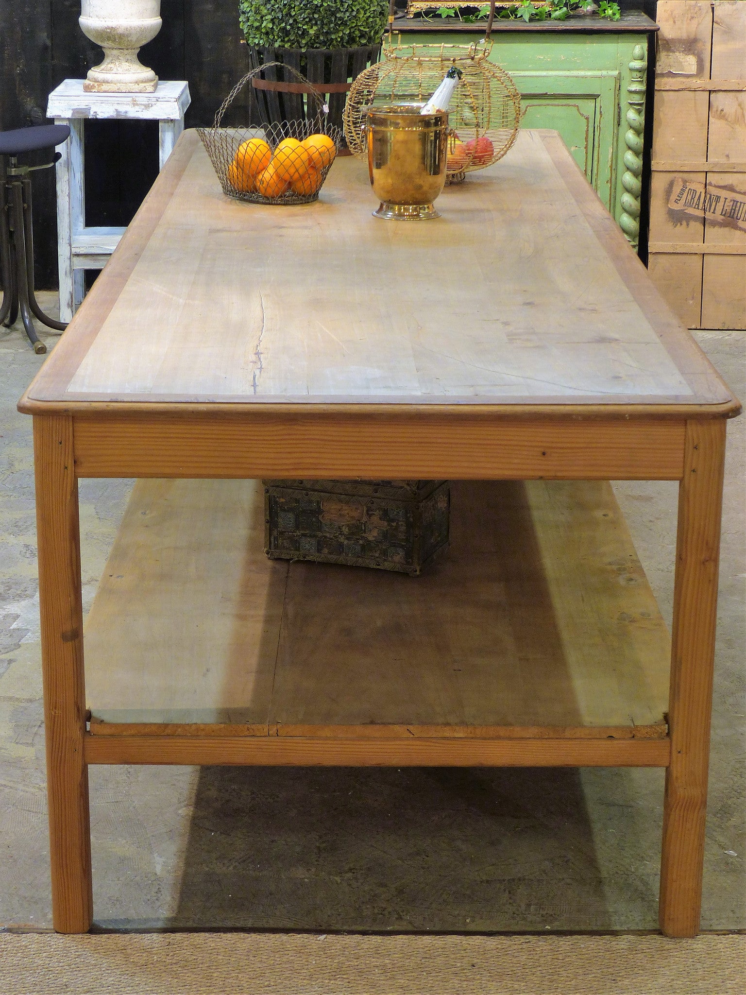Large French draper’s table – circa 1900’s