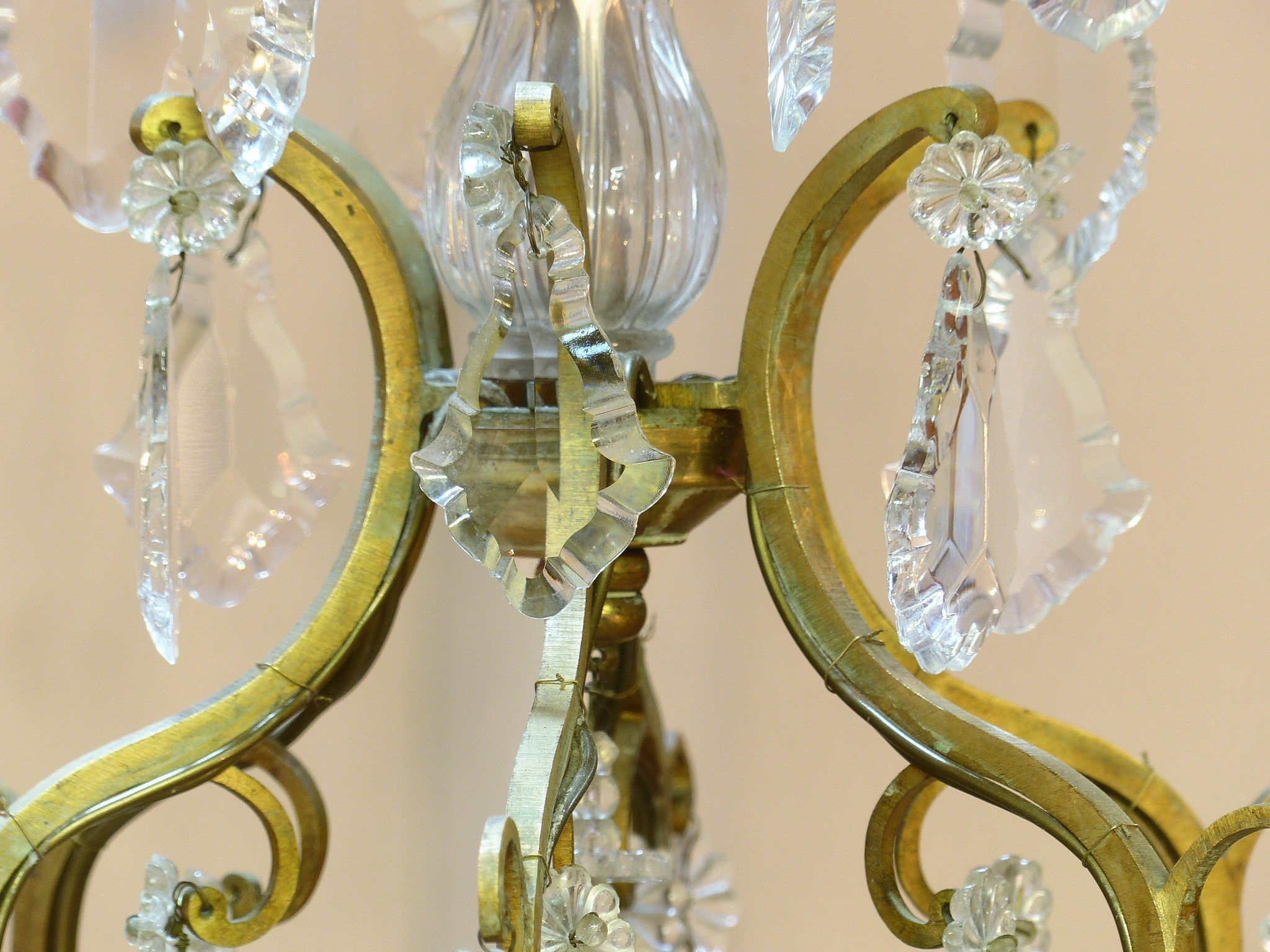 French vintage crystal chandelier – 1930’s