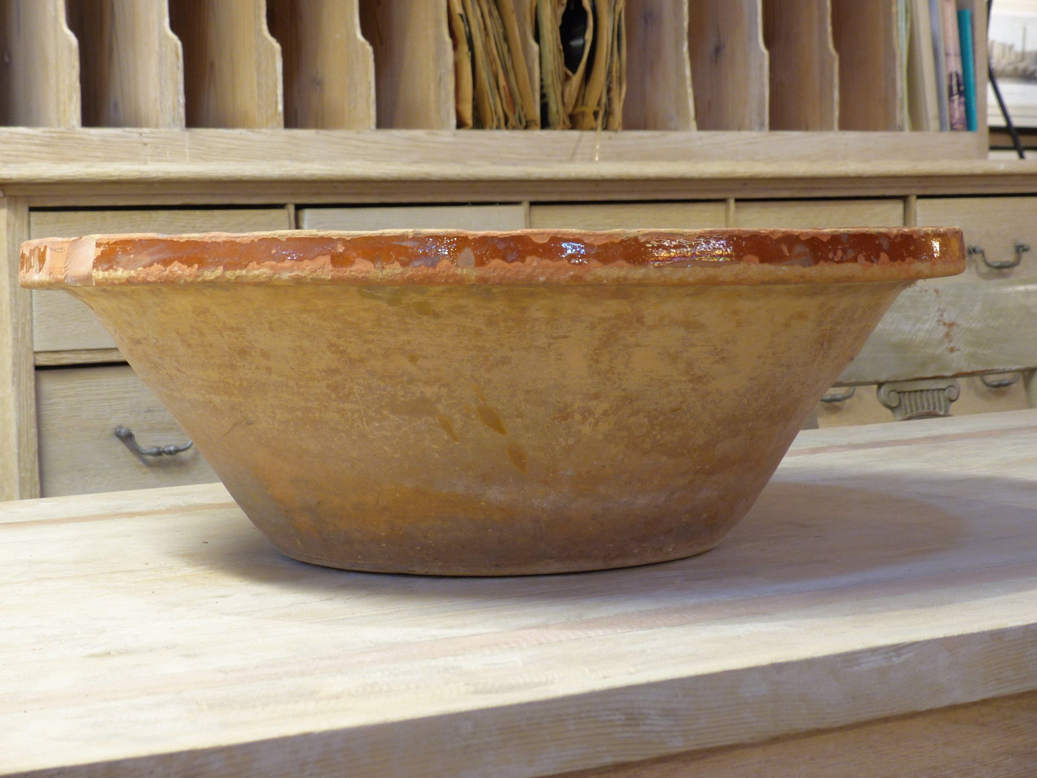 Extra large Provençal preserving bowl