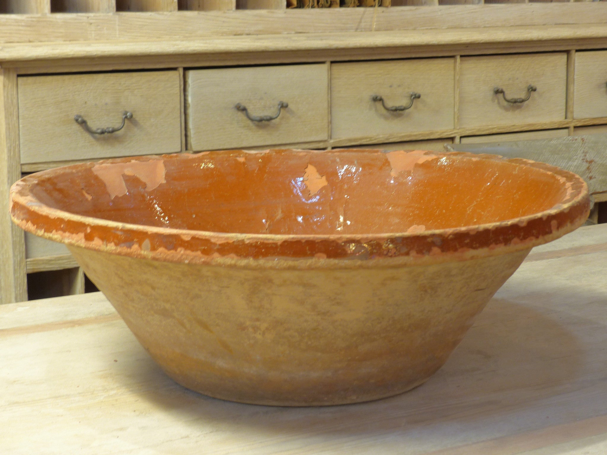 Extra large Provençal preserving bowl