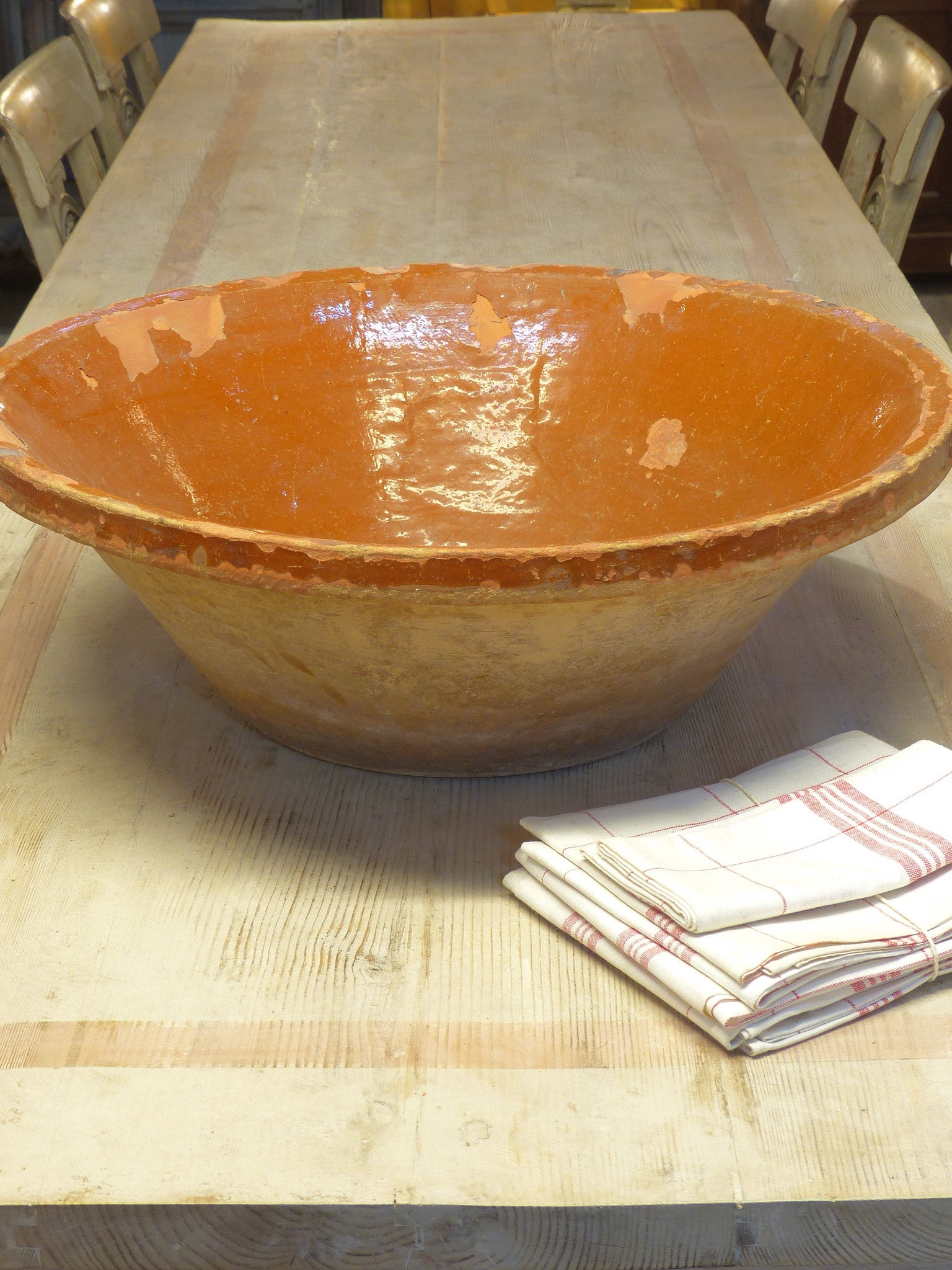 Extra large Provençal preserving bowl