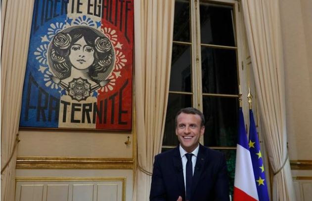 Liberté, égalité, fraternité poster (Frank Shepard Fairey) 39½ x 27¼"