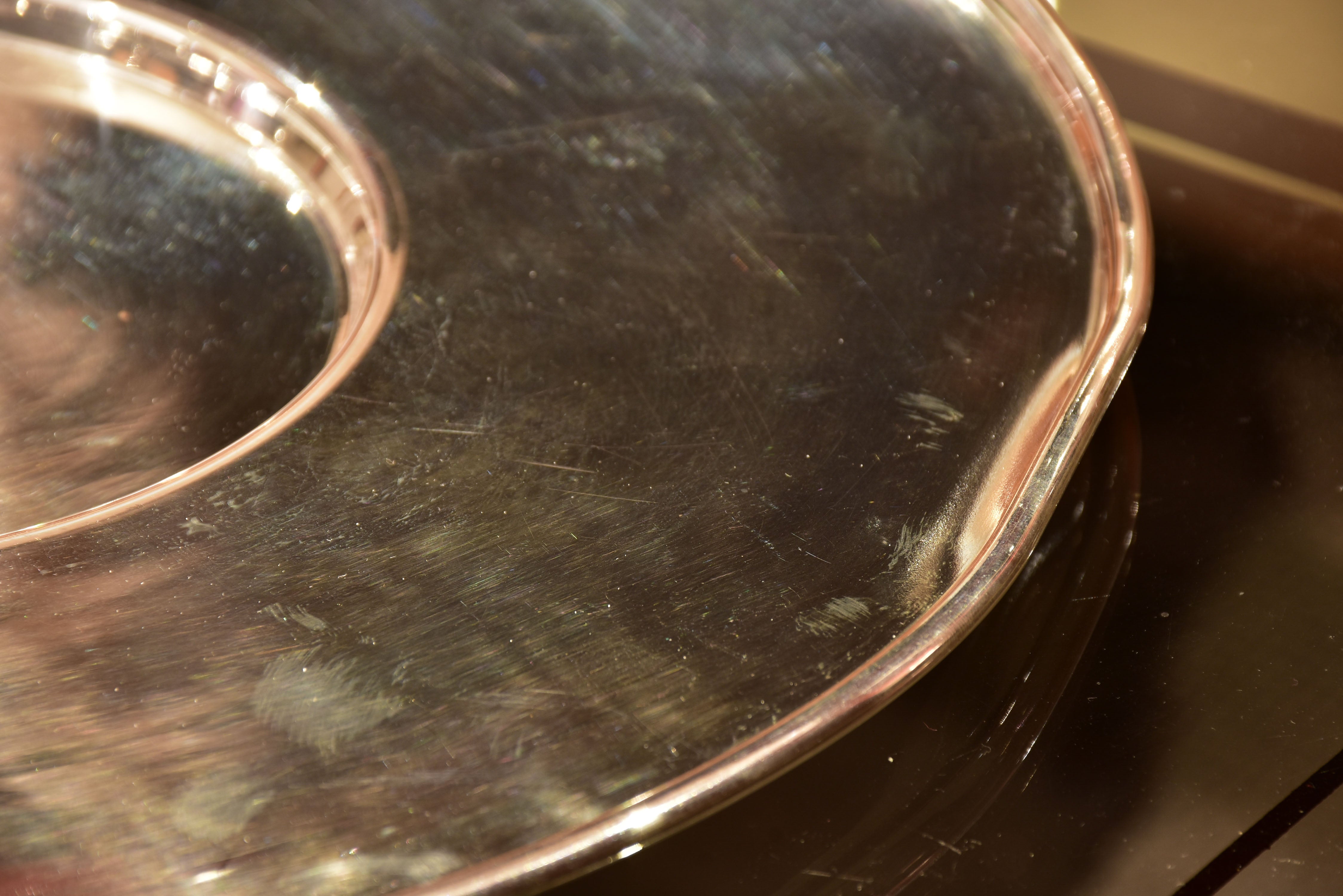 Vintage Champagne bucket with matching dish
