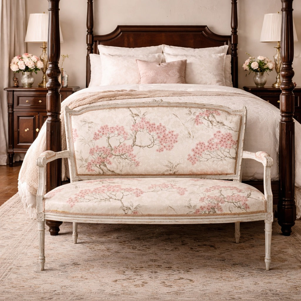 Antique French sofas settees free shipping from France to US & Canada