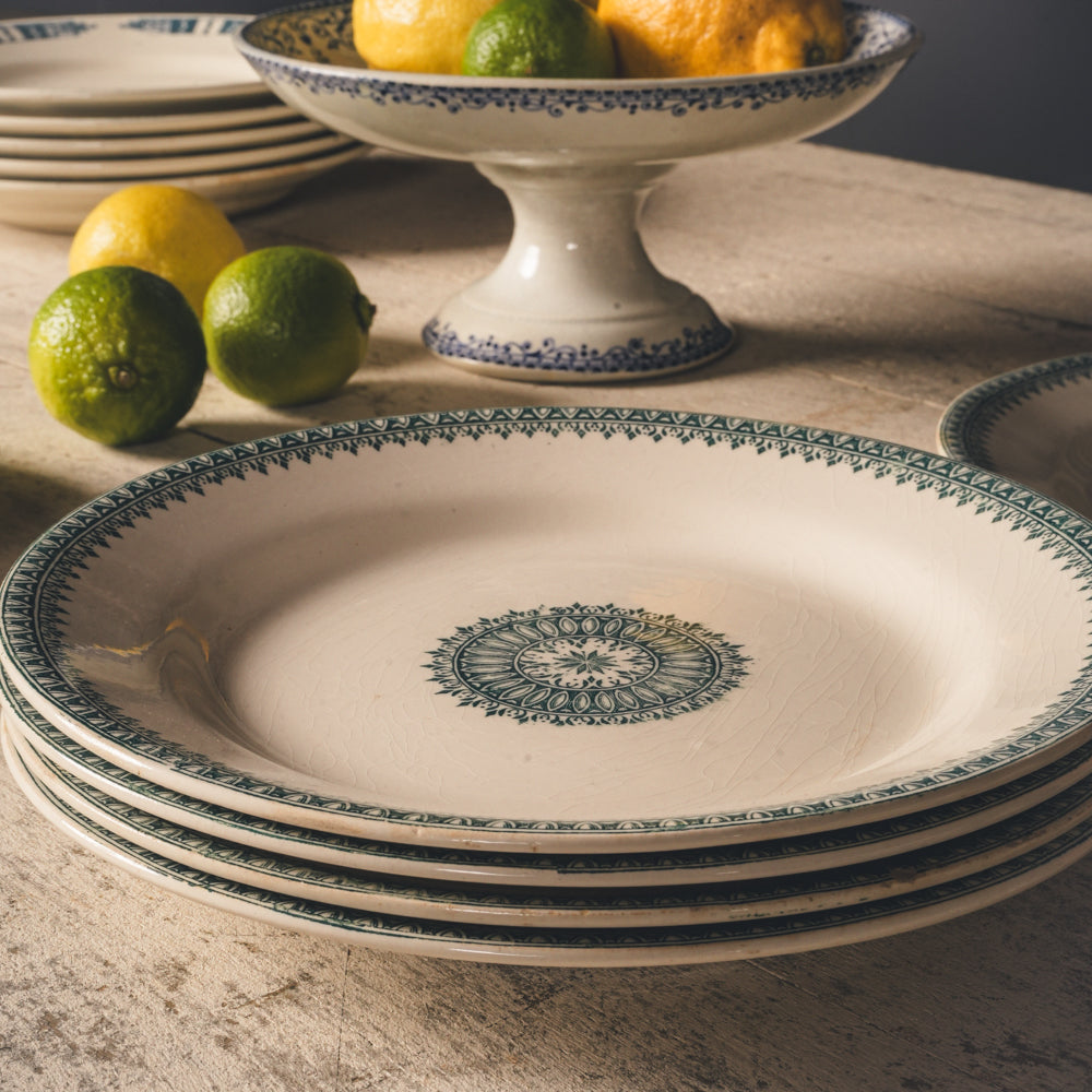 Antique French Dinner Plates