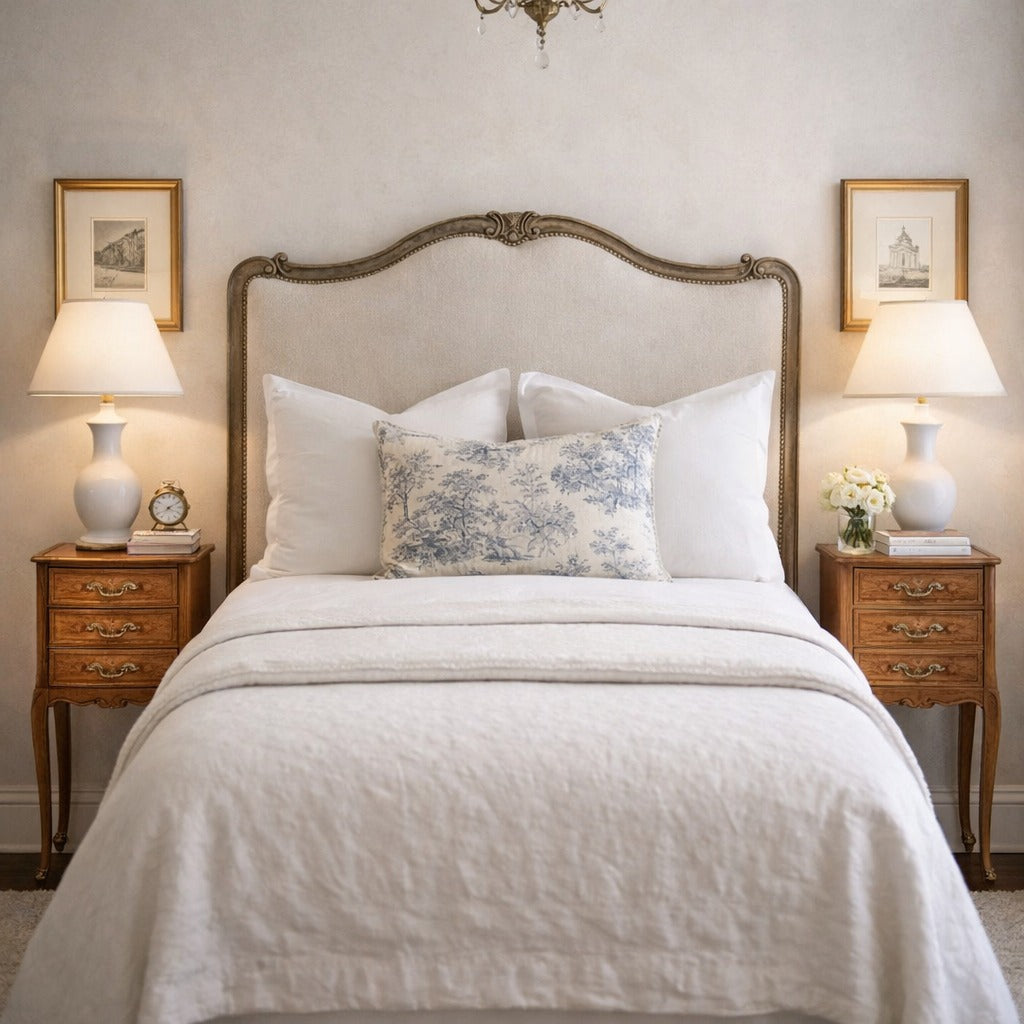 Antique French Nightstands, Pair of Nighstands