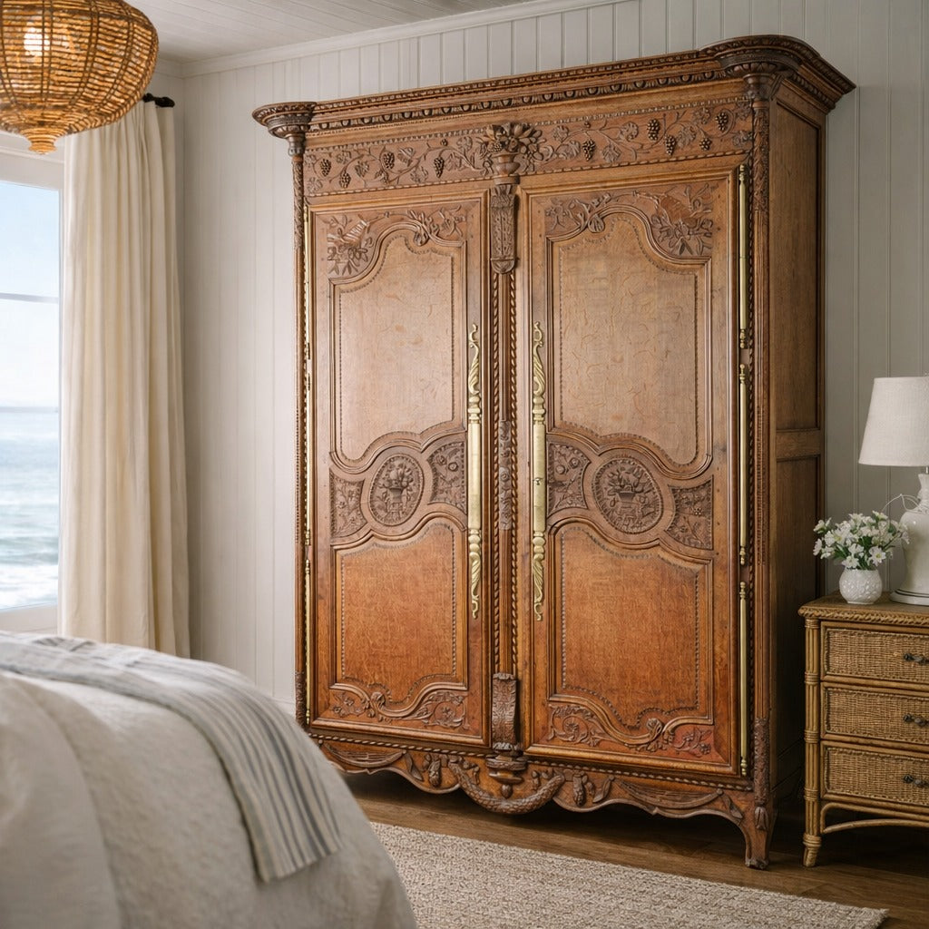 Antique French Armoires, Wardrobes, Cupboards 