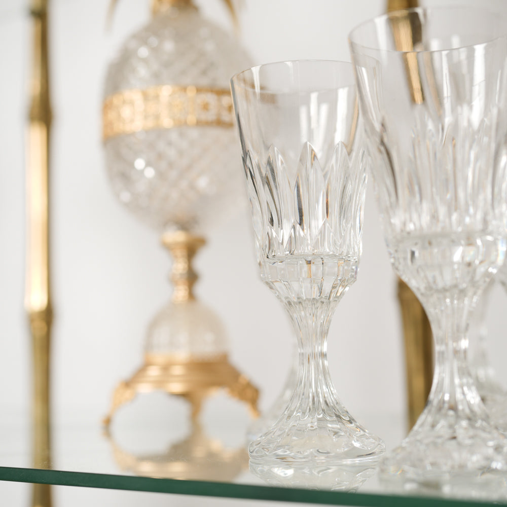 Antique French Barware, Wine Glasses, Ice Buckets