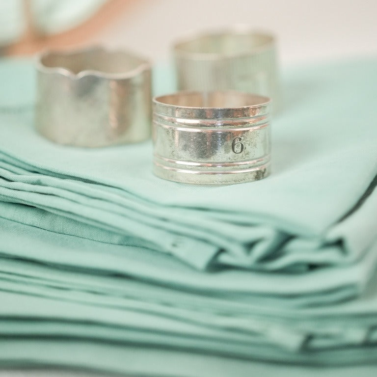 Antique French Linen Napkins Tablecloths