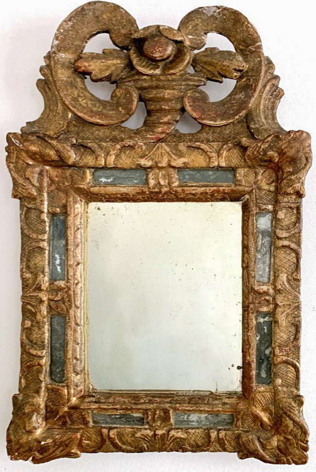 18th- Century Parclose Mirror - 22½" x 14¼"