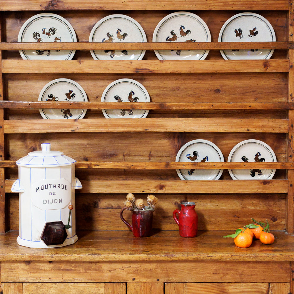 French Ceramic Mustard Dispenser Circa 1940 - 15¼"