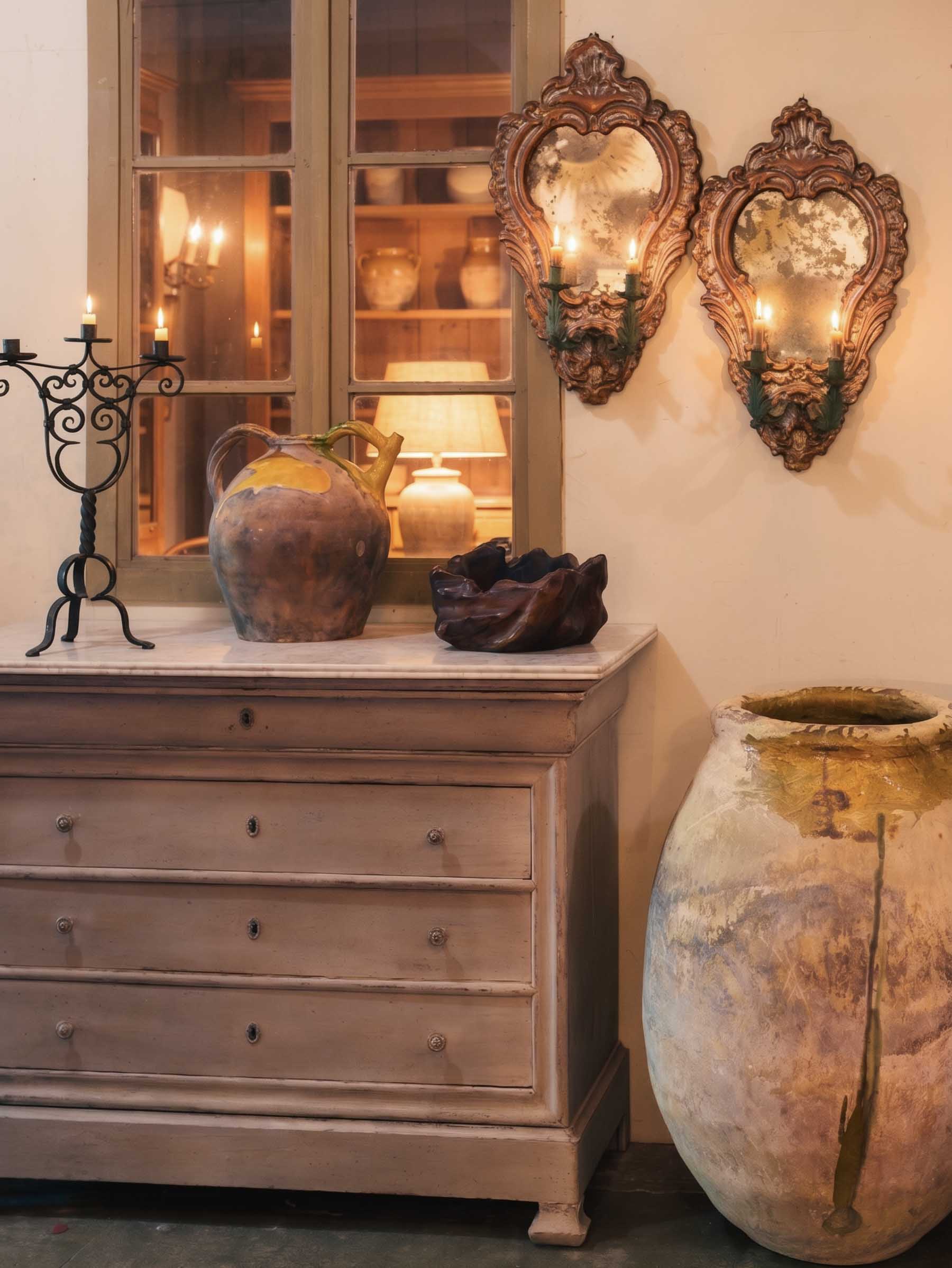 Large 18th-Century French Biot Terracotta Jar - 35½" x 23¾"