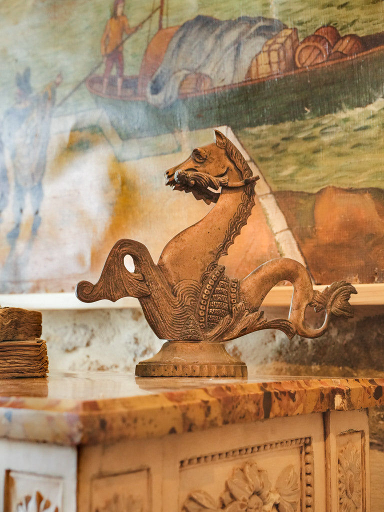 Collectible maritime bronze decorations  