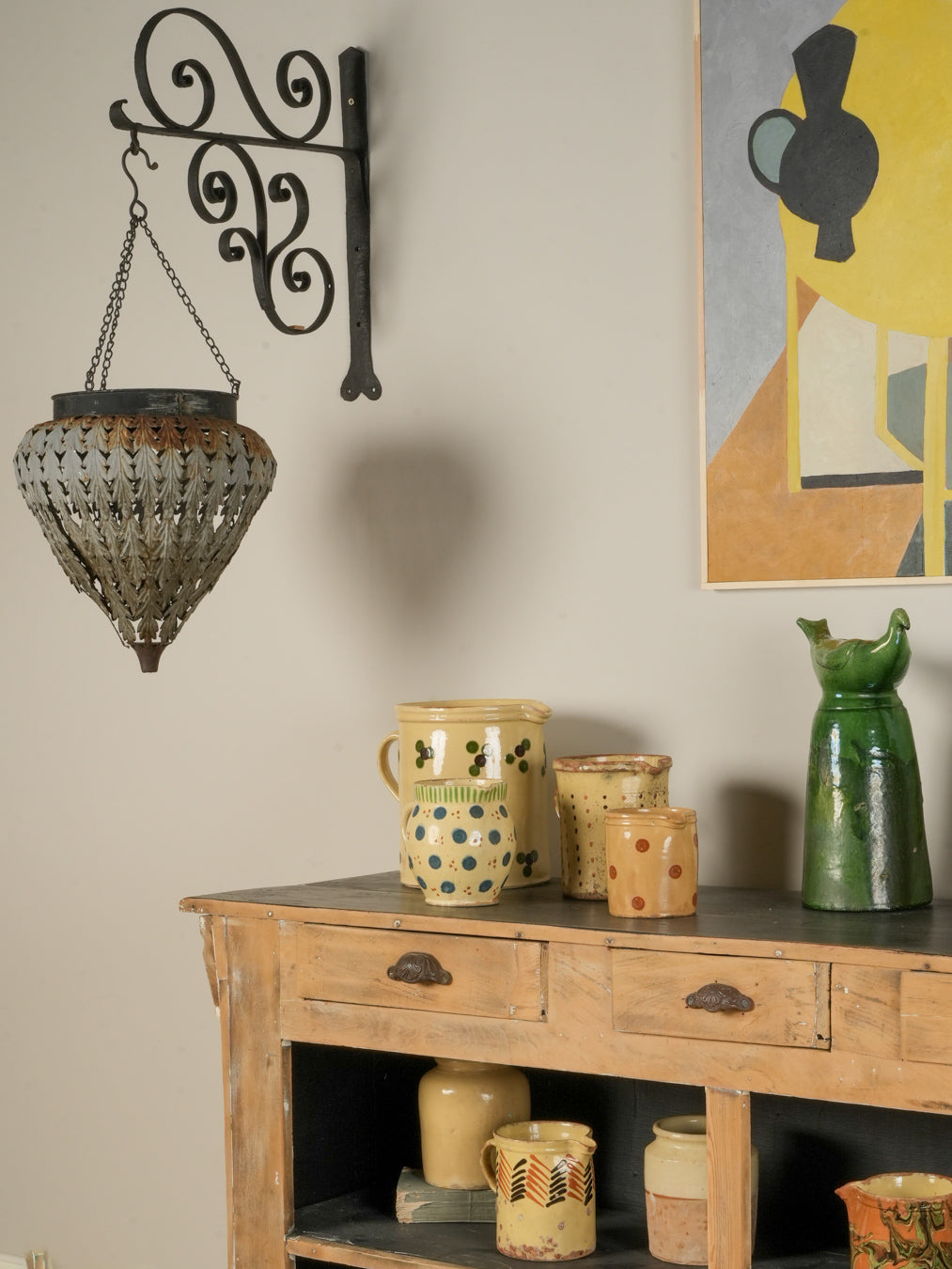 Antique French wall sconce fixture  