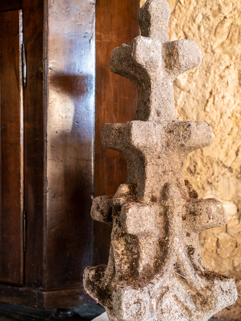Timeless Gothic carved chapel pinnacle