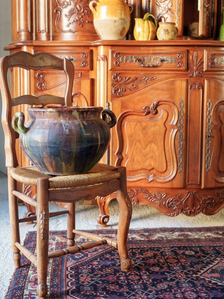 Rustic terracotta plant container  