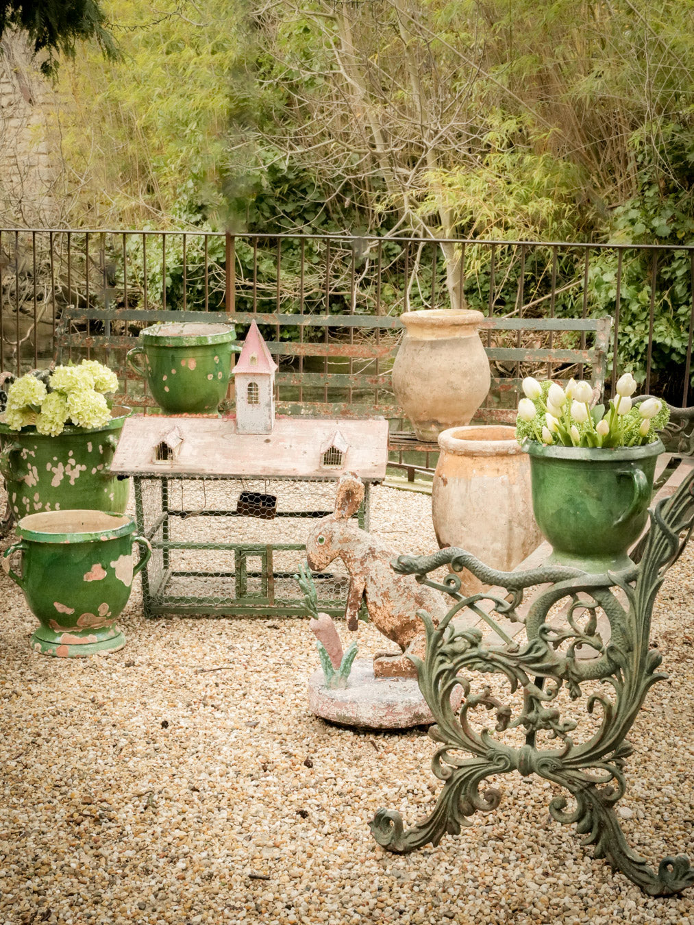 Unique aged planters