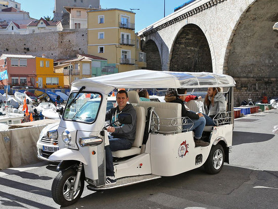 Ride a tuk-tuk through the backstreets of Marseille