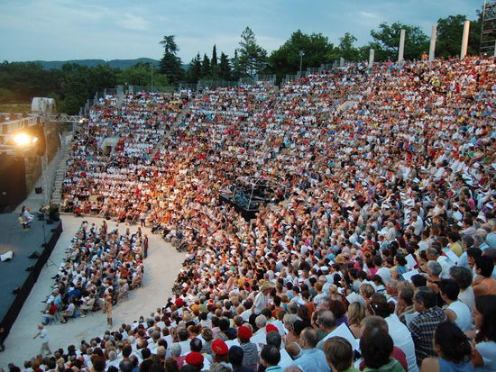 See dancers perform in the the Vaison-la-Romaine amphitheater
