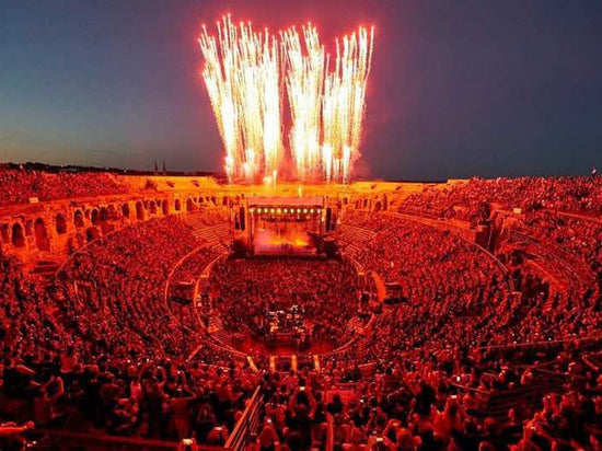 See an awe-inspiring concert in the roman amphitheater of Nîmes