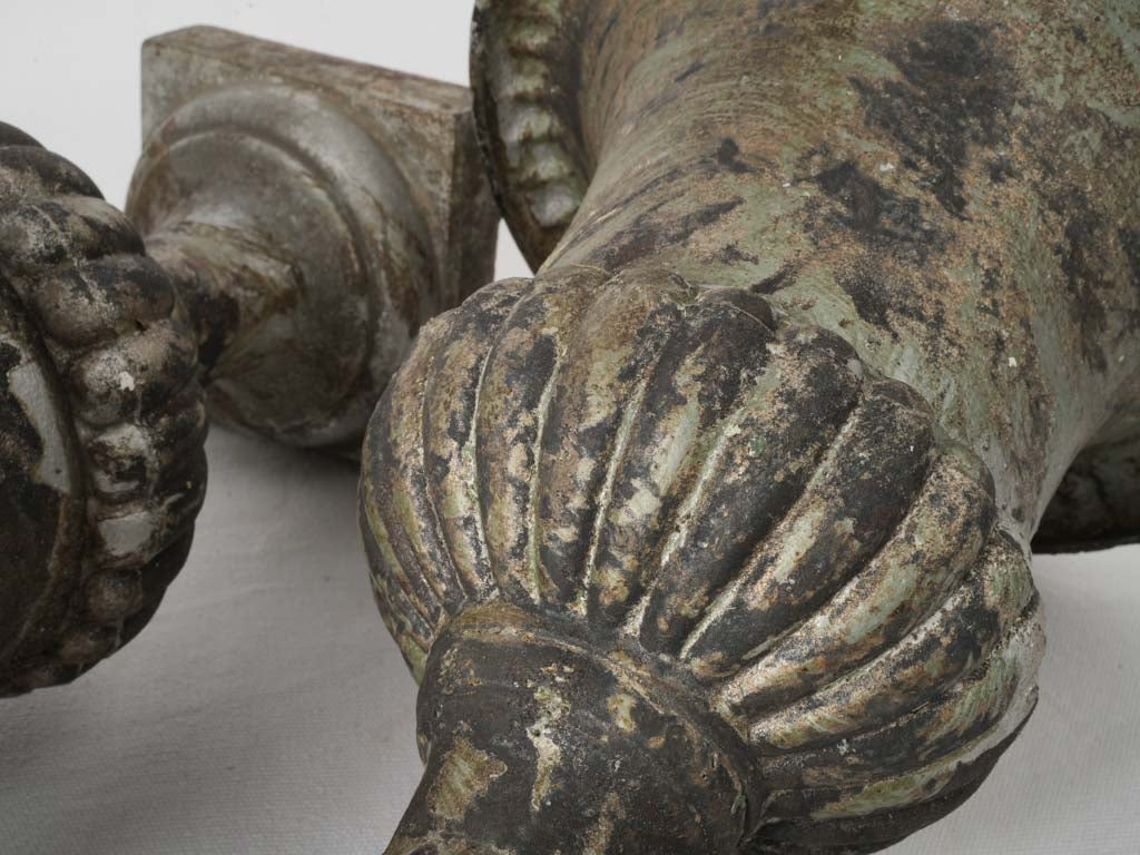 Stately small antique urns  
