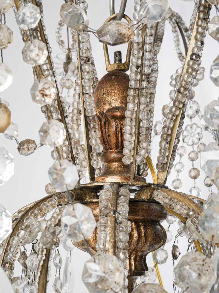 Authentic aged Italian chandeliers