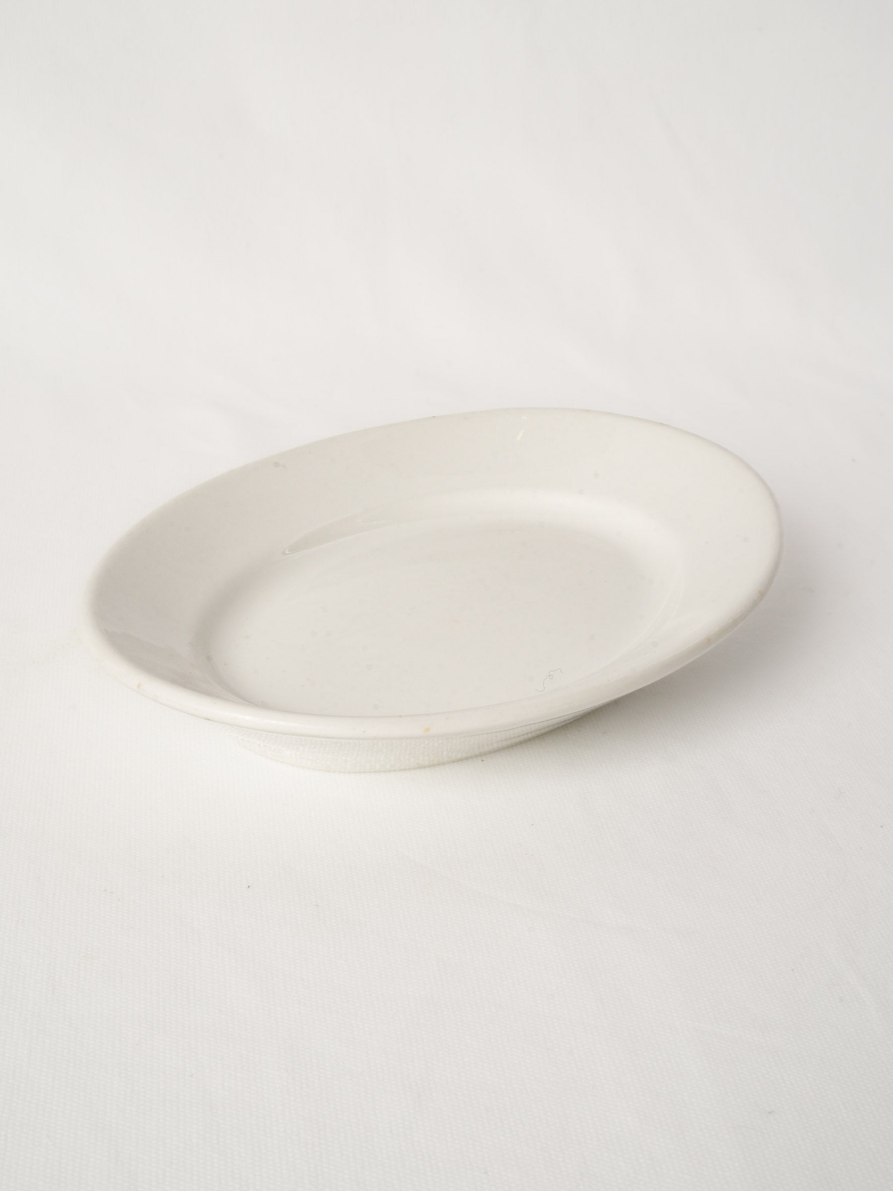 Antique Oval Ironstone Platter from Chanteduc Kitchen 11½"