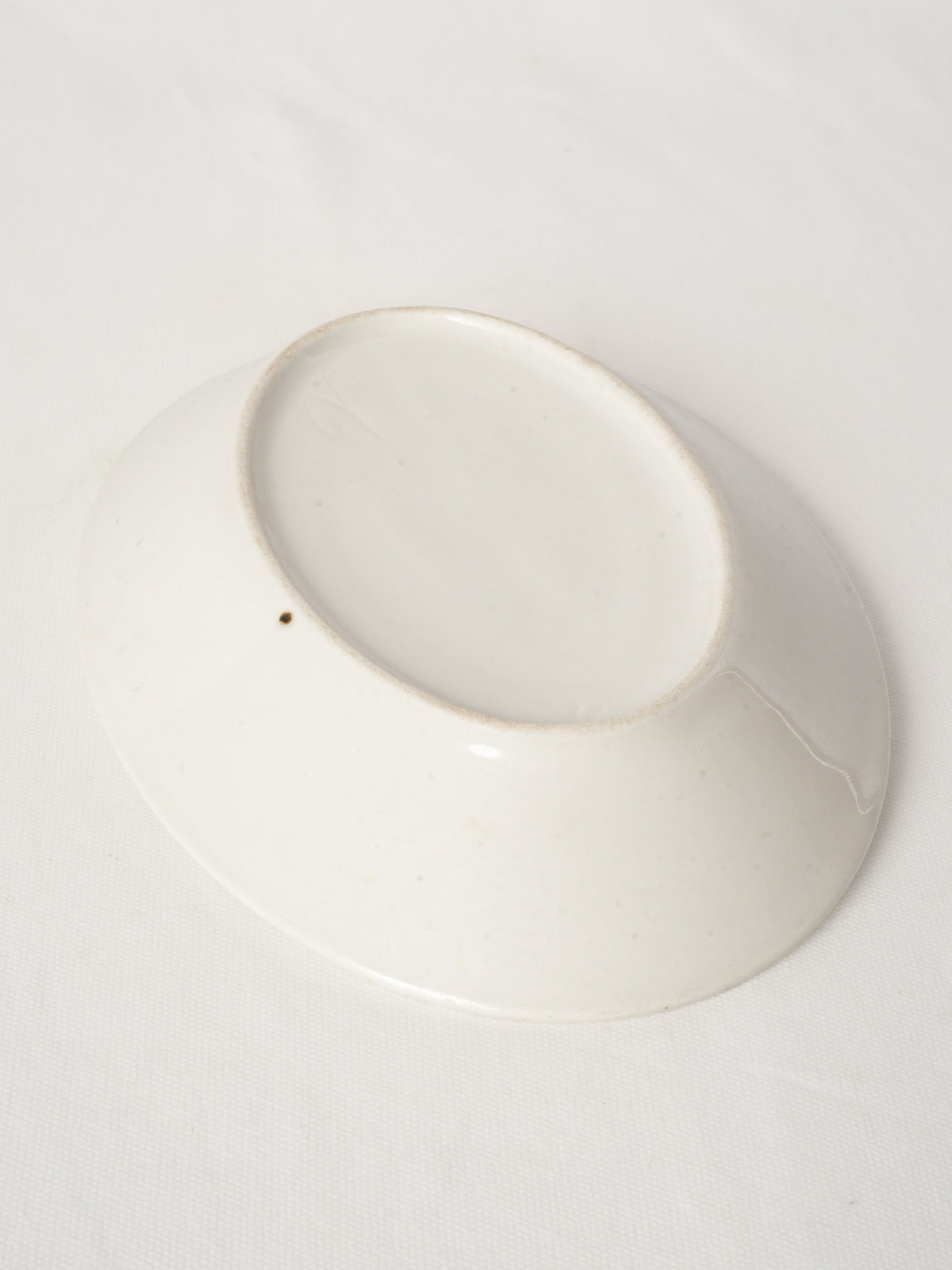 Antique Oval Ironstone Platter from Chanteduc Kitchen 11½"