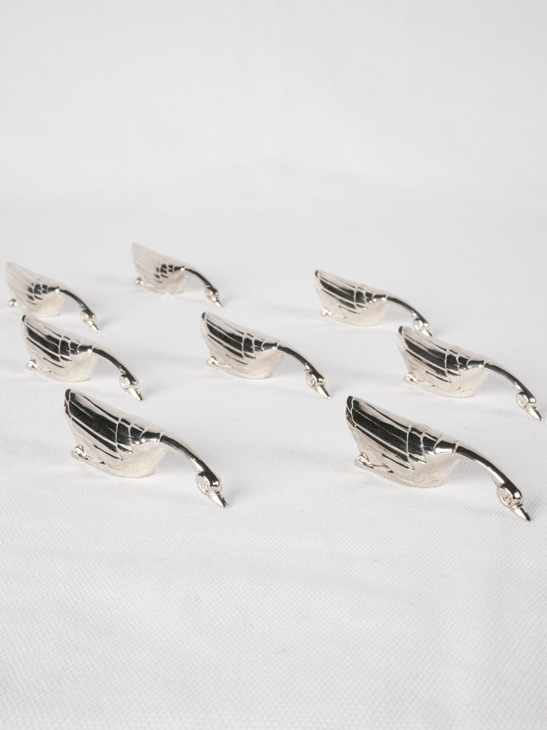 Vintage stainless steel knife rests