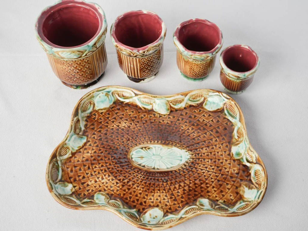 Organic Art Nouveau Majolica Collection