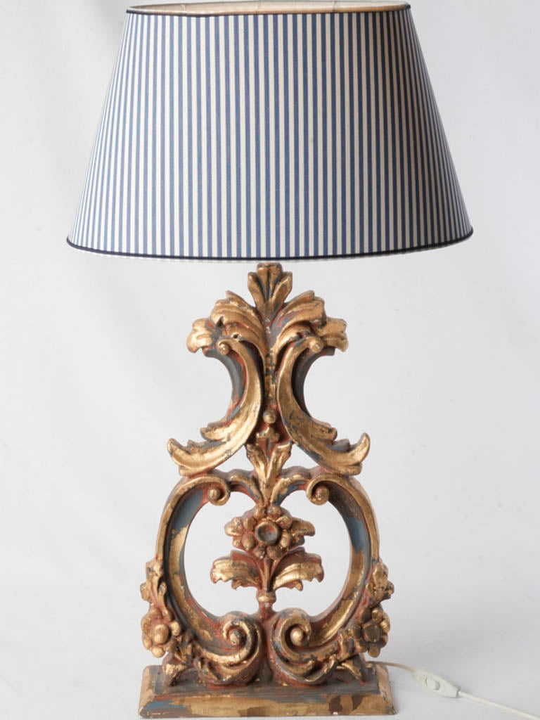 Vintage Rococo revival table lamp  