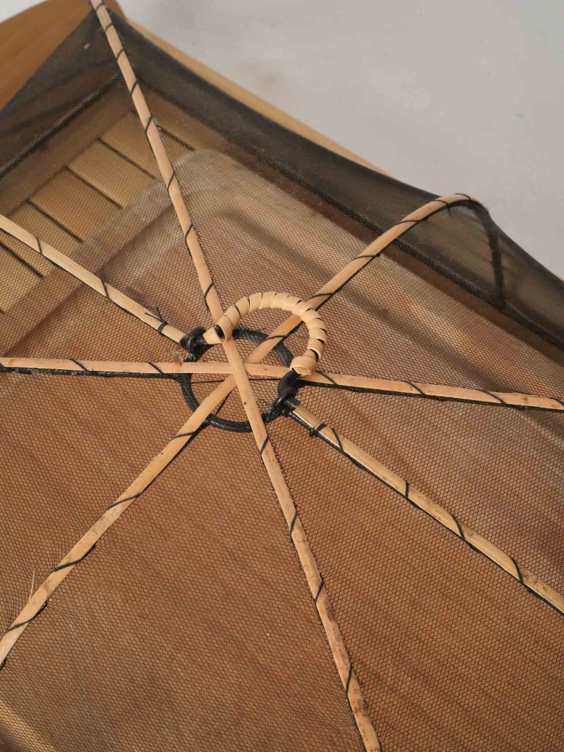 Cheese Cloche with Wooden Tray and Wire Mesh Lid