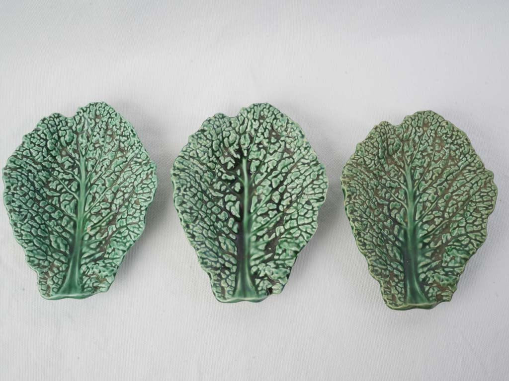Majolica-style rustic kitchenware piece
