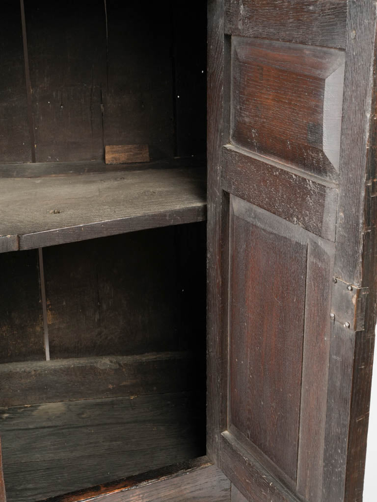 Original Renaissance marquetry ornate oak dresser