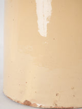 Confit pot w/ pale yellow glaze 7½"