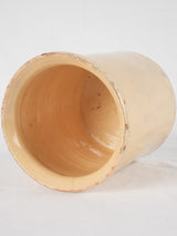 Confit pot w/ pale yellow glaze 7½"