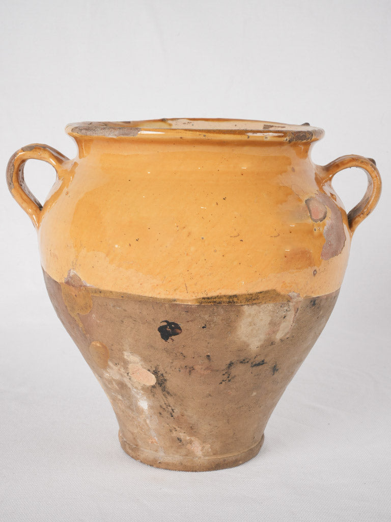 Rustic 19th-century meat preservation pot