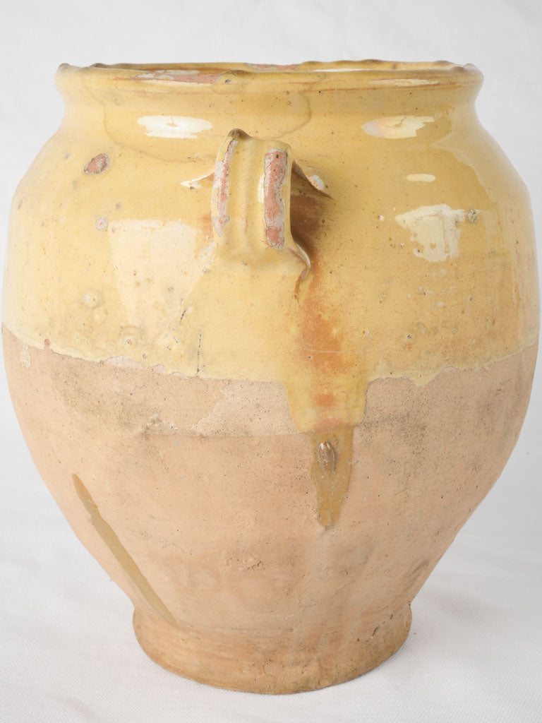 Rustic 19th-century kitchen confit jar
