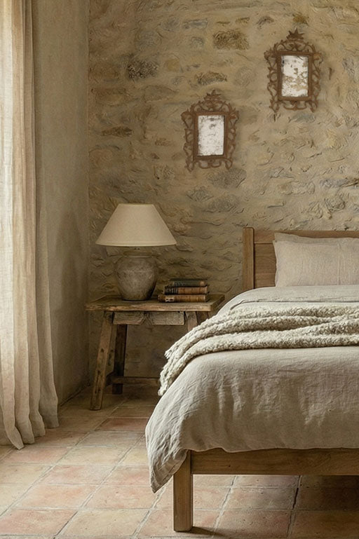 Vintage poetic bronze wall mirrors