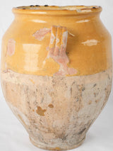 Rustic 19th-century earthenware confit container
