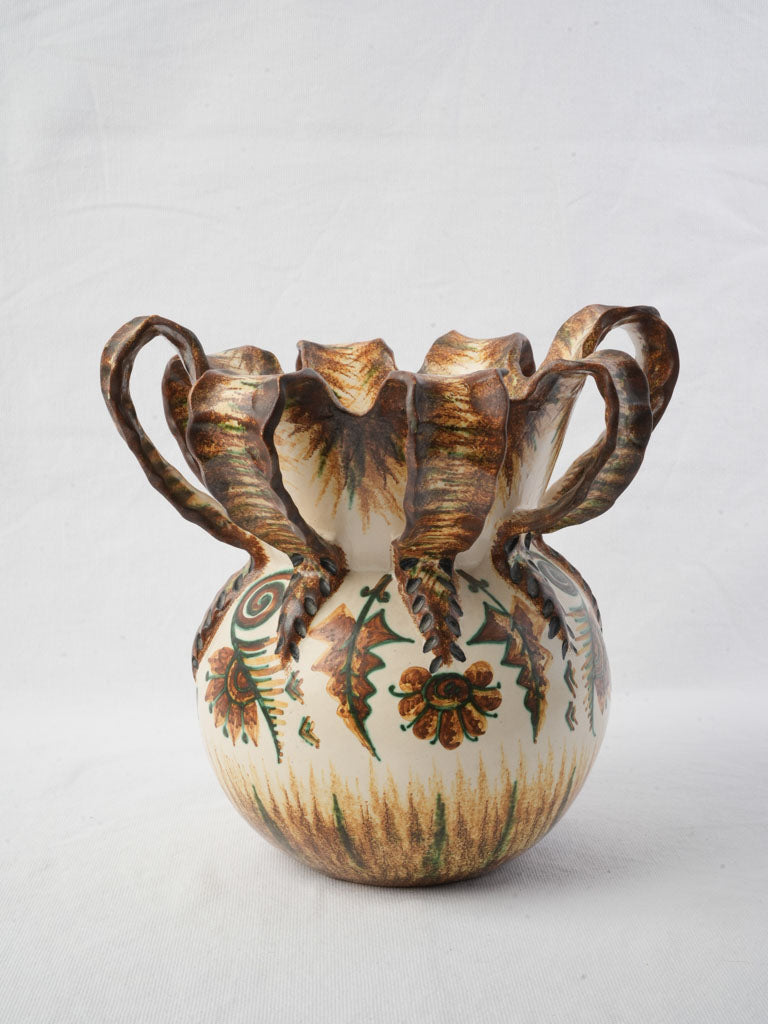 French mid-century decorative vase  