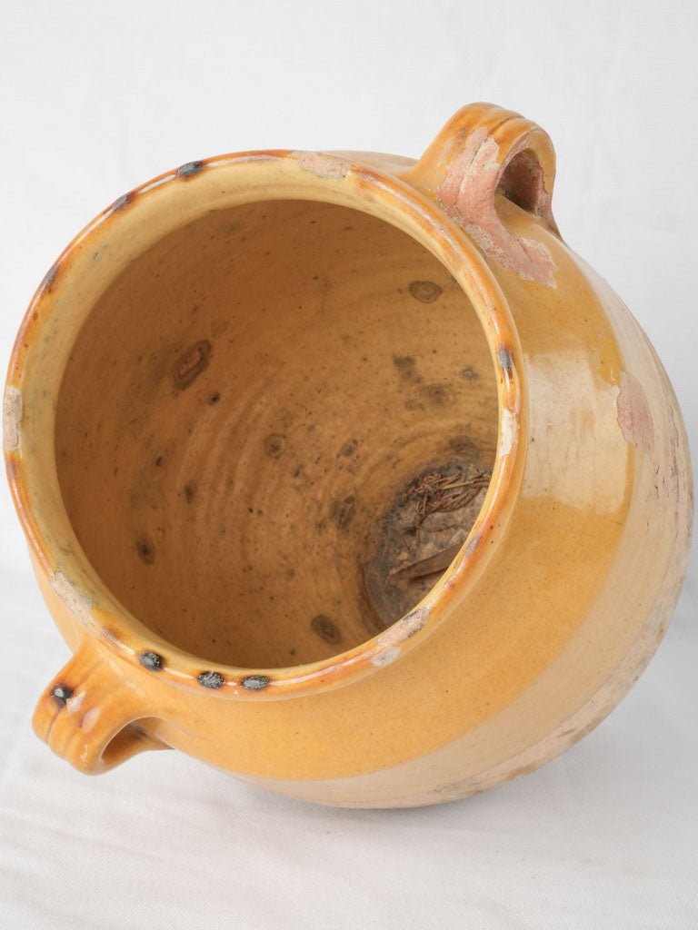 Collectible French country-style confit pot