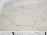 Delicate French Rectangular Marble Table