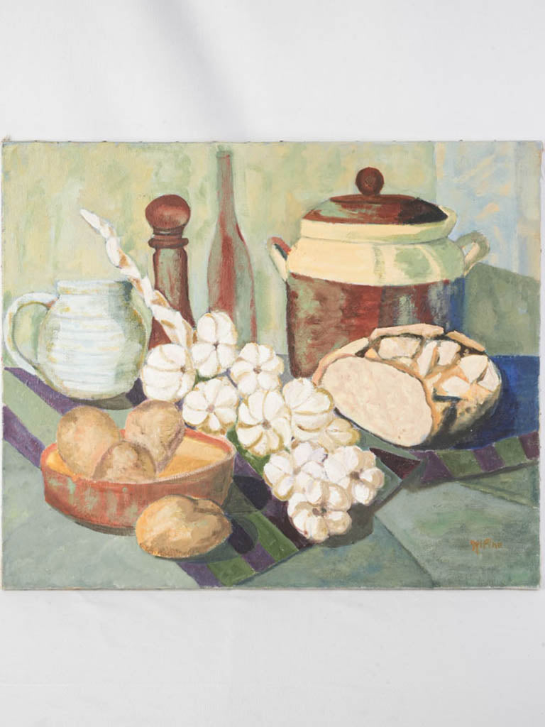 Vintage French oil on canvas