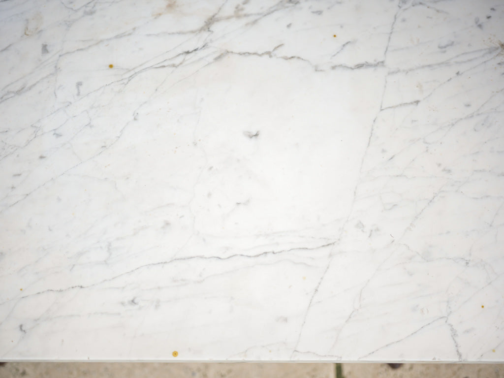 Classic French marble garden table