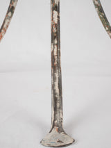 Antique French garden table w/ white patina