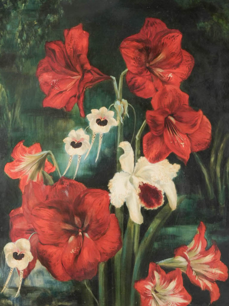 Bold ornate framed art painting