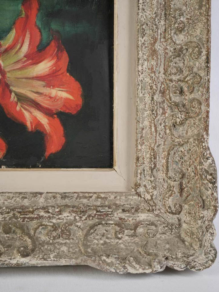 Dramatic bold still life art