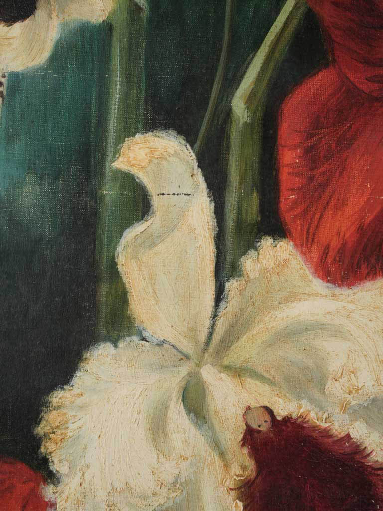 Distressed patina 1960s painting