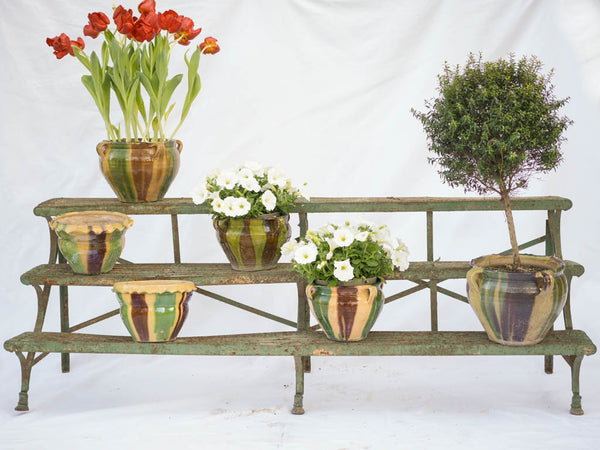Green patina, Arras-style plant stand